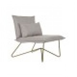 Фотьойл DKD Home Decor 66 x 78 x 75 cm Бежов Златен Метал - Мека мебел