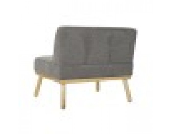 Фотьойл DKD Home Decor Дървен Кафяв лен Тъмно сив (80 x 66 x 72 cm)