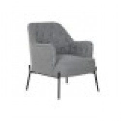 Фотьойл DKD Home Decor Сив Метал 65 x 73 x 79,5 cm - Мека мебел