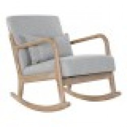 Фотьойл DKD Home Decor MB-179429 Сив Естествен Светло сив каучук Sixties 66 x 88 x 78 cm - Мека мебел