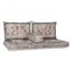 Фотьойл DKD Home Decor Многоцветен Памук (4 pcs) - Мека мебел