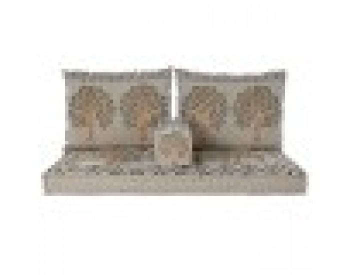 Фотьойл DKD Home Decor Жълт Син Бежов 145 x 76 x 1 cm