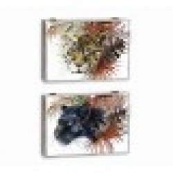 Покривки DKD Home Decor Счетоводител Див 46,5 x 6 x 31,5 cm 2 броя Дървен MDF - Шкафове, Витрини, Модулни секции