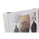Покривки DKD Home Decor Ваза 46,5 x 6 x 31,5 cm 2 броя Дървен MDF