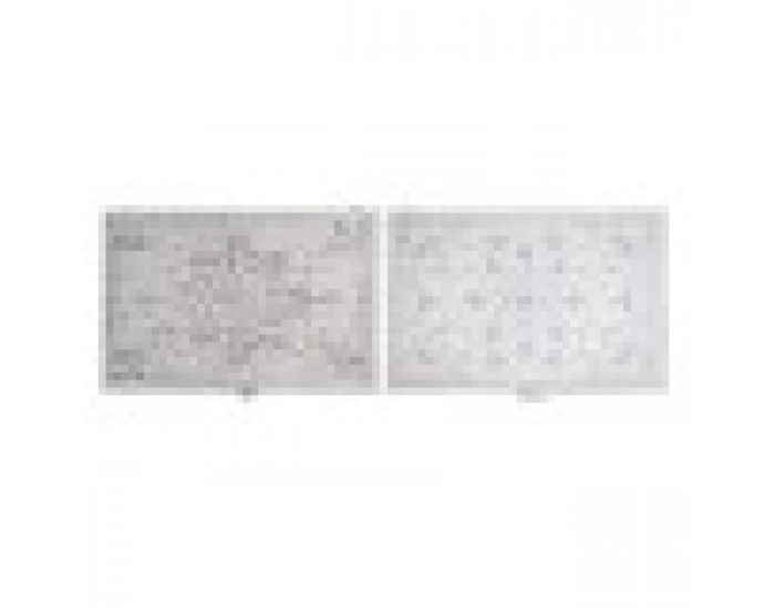 Покривки DKD Home Decor Счетоводител Етнически 46,5 x 6 x 31,5 cm 2 броя Дървен MDF