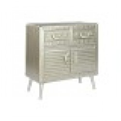 Бюфет Home ESPRIT Сребрист 80 x 39 x 82 cm - Шкафове, Витрини, Модулни секции