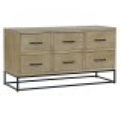 Бюфет DKD Home Decor Черен Естествен Метал Дървен MDF 120 x 40 x 64 cm - Шкафове, Витрини, Модулни секции