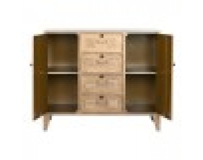 Бюфет Home ESPRIT Златен 100 x 32 x 84 cm