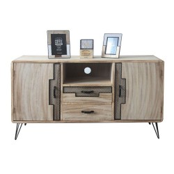 Бюфет DKD Home Decor Метал Дърво от пауловния (120 x 41 x 65 cm) - Шкафове, Витрини, Модулни секции