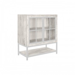 Бюфет DKD Home Decor Бял Метал Дърво манго 85 x 45 x 100 cm - Шкафове, Витрини, Модулни секции