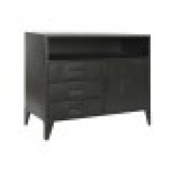 Бюфет Home ESPRIT Черен 100 x 45 x 80,5 cm - Шкафове, Витрини, Модулни секции