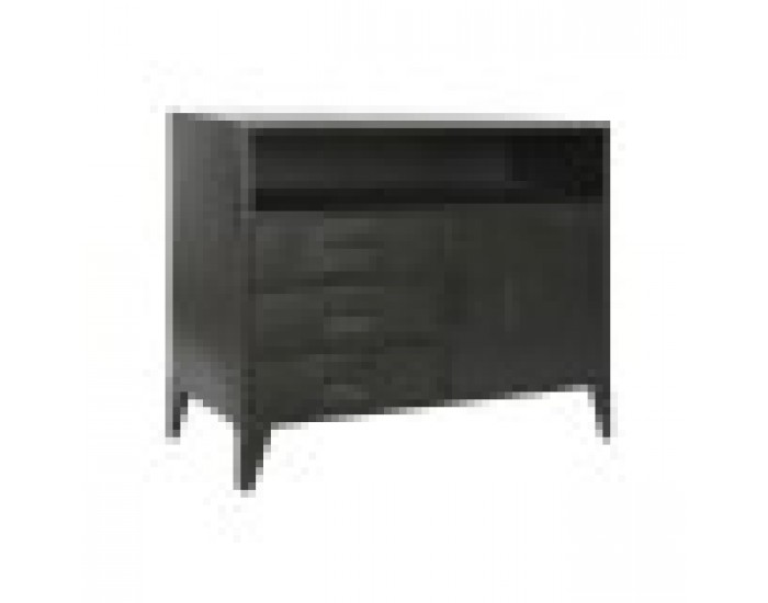 Бюфет Home ESPRIT Черен 100 x 45 x 80,5 cm Бюфет Home ESPRIT Черен 100 x 45 x 80,5 cm