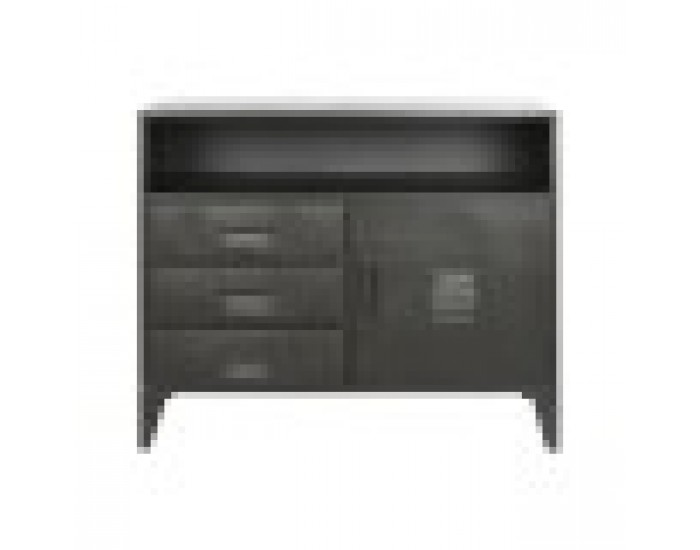 Бюфет Home ESPRIT Черен 100 x 45 x 80,5 cm Бюфет Home ESPRIT Черен 100 x 45 x 80,5 cm