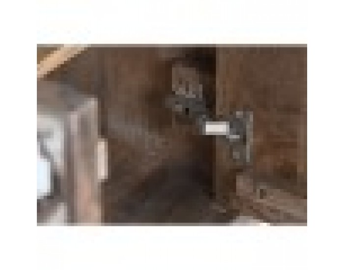 Бюфет Home ESPRIT Кафяв Черен Сребрист 80 x 38 x 80 cm