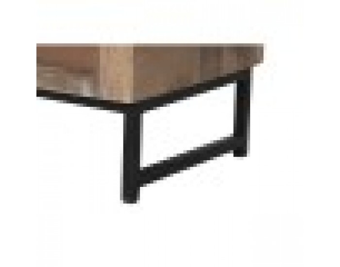 Бюфет Home ESPRIT Кафяв Черен Сребрист 80 x 38 x 80 cm