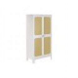 Шкаф DKD Home Decor 80 x 40 x 160 cm Ела Бял - Шкафове, Витрини, Модулни секции