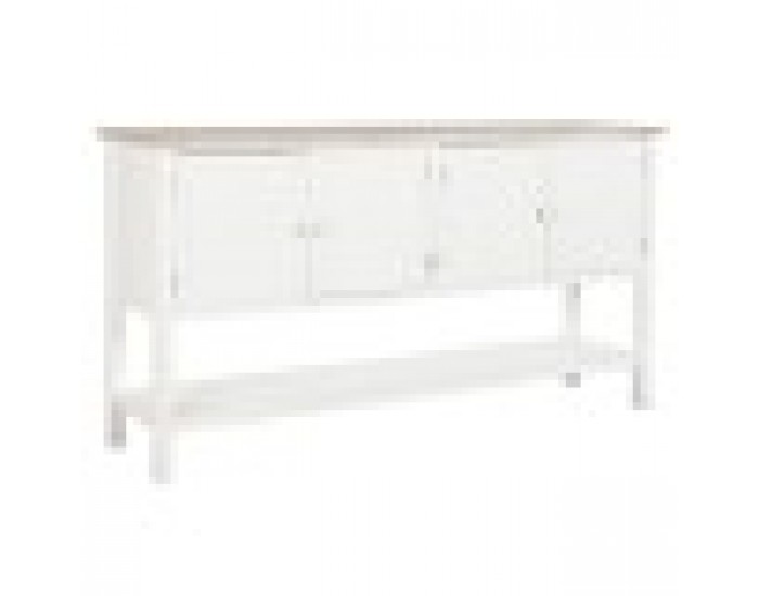 Бюфет DKD Home Decor Бял Ела Дървен MDF 160 x 40 x 86 cm