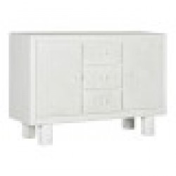 Бюфет Home ESPRIT Бял Ела Дървен MDF 120 x 38 x 80 cm - Шкафове, Витрини, Модулни секции