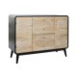 Бюфет DKD Home Decor Черен Дървен (120 x 40 x 90 cm) - Шкафове, Витрини, Модулни секции