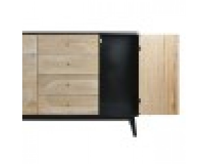 Бюфет DKD Home Decor Черен Дървен (120 x 40 x 90 cm)