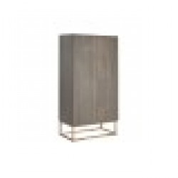 Шкаф DKD Home Decor 70 x 38 x 140 cm Златен Дървен Тъмно сив - Шкафове, Витрини, Модулни секции