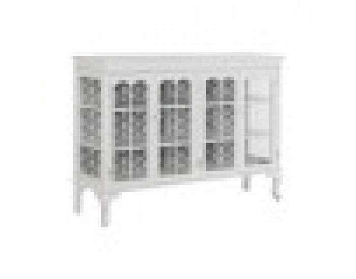 Бюфет DKD Home Decor Бял Кристал Ела 142,5 x 40,5 x 101,5 cm Бюфет DKD Home Decor Бял Кристал Ела 142,5 x 40,5 x 101,5 cm