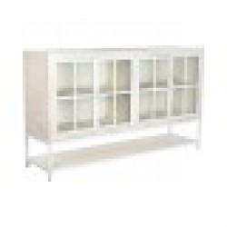 Бюфет DKD Home Decor 170 x 45 x 100 cm Метал Бял Дърво манго - Шкафове, Витрини, Модулни секции
