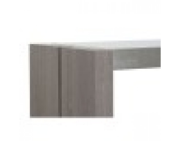 Бюфет DKD Home Decor Кристал Сив Алуминий Tamm калено стъкло