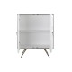 Скрин DKD Home Decor, Сив, Златен, Бял, Месинг, Дърво манго, 93 x 41 x 114 cm