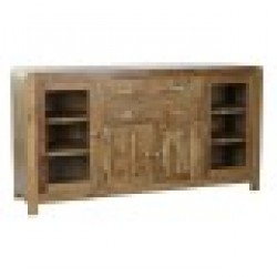Бюфет DKD Home Decor Aкациево дърво (150 x 40 x 81 cm) - Шкафове, Витрини, Модулни секции