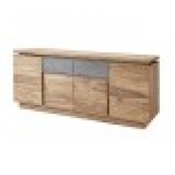 Бюфет DKD Home Decor Естествен Сив (175 x 45 x 72 cm) - Шкафове, Витрини, Модулни секции