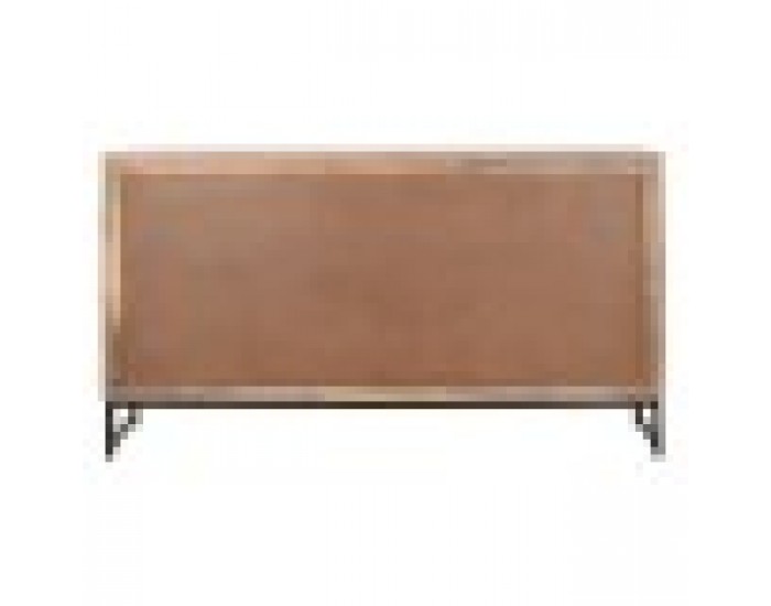 Бюфет Home ESPRIT Кафяв Черен Сребрист 150 x 38 x 80 cm