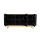 Бюфет DKD Home Decor Черен Tamm Дърво манго (177 x 45 x 75 cm) Бюфет DKD Home Decor Черен Tamm Дърво манго (177 x 45 x 75 cm)