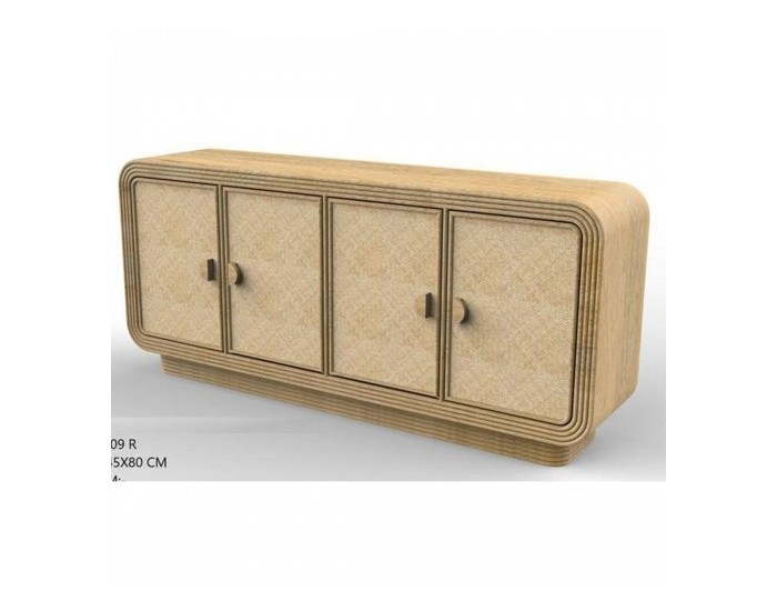 Бюфет Home ESPRIT Дървен Pатан 180 x 45 x 80 cm Бюфет Home ESPRIT Дървен Pатан 180 x 45 x 80 cm