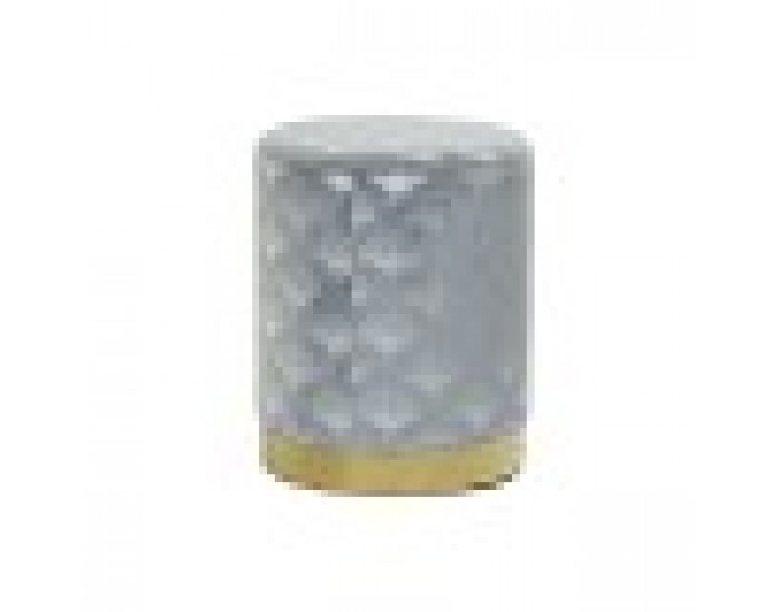 Cтепенки DKD Home Decor Син полиестер Метал Златен (35 x 35 x 43 cm)