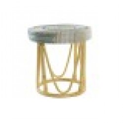 Помощна мебел DKD Home Decor Естествен цвят тюркоаз Бял Pатан Тропически Морска трева (41 x 41 x 42 cm) - Табуретки
