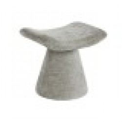 Cтепенки Home ESPRIT Сив полиестер Дървен MDF Модерен 52 x 40 x 48,5 cm - Табуретки