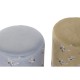 Cтепенки DKD Home Decor Сив Златен Метал полиестер Lind Ориенталски Горчица (32 x 32 x 38 cm) (2 броя) Cтепенки DKD Home Decor Сив Златен Метал полиестер Lind Ориенталски Горчица (32 x 32 x 38 cm) (2 броя)