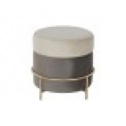 Cтепенки DKD Home Decor Кафяв Сив Златен Метал 48 x 48 x 46 cm - Мека мебел
