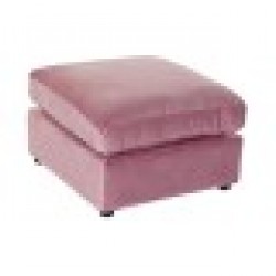 Помощна мебел DKD Home Decor Розов полиестер Модерен (55 x 55 x 30 cm) - Табуретки