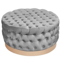 Cтепенки DKD Home Decor Сив полиестер Дървен MDF (78 x 78 x 40 cm) - Мека мебел