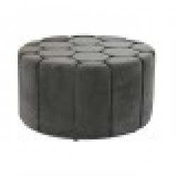 Помощна мебел DKD Home Decor Сив 30 % полиестер (85 x 85 x 48 cm) - Табуретки