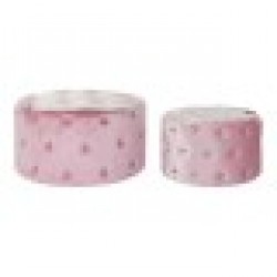 Cтепенки DKD Home Decor Розов Velvet Дървен MDF Glam (2 pcs) - Мека мебел