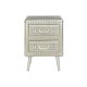Нощно шкафче Home ESPRIT Сребрист Метал Дървен MDF 46 x 39 x 63 cm Нощно шкафче Home ESPRIT Сребрист Метал Дървен MDF 46 x 39 x 63 cm