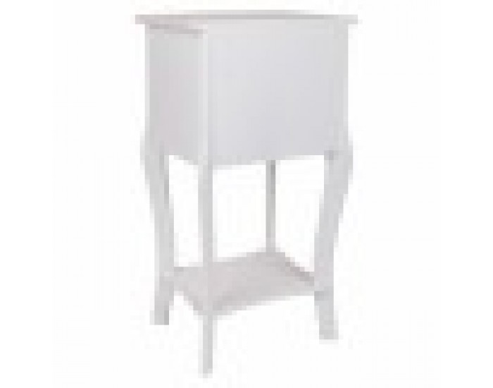 Нощно шкафче Alexandra House Living Бял 31 x 71 x 38 cm Нощно шкафче Alexandra House Living Бял 31 x 71 x 38 cm