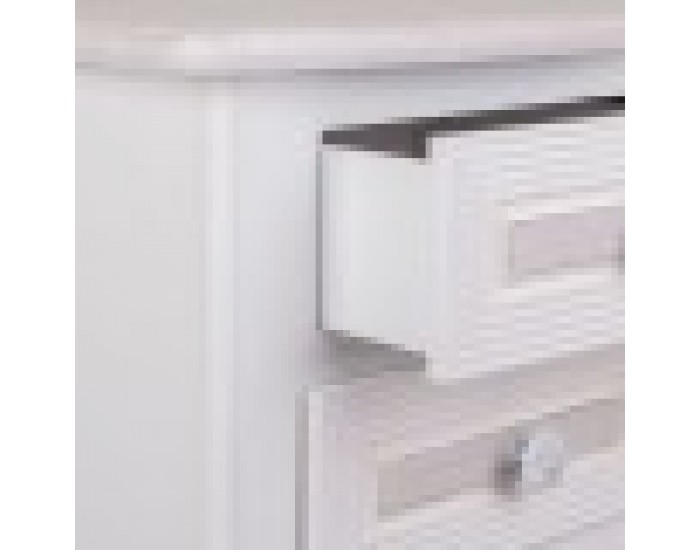 Нощно шкафче Alexandra House Living Бял 31 x 71 x 38 cm Нощно шкафче Alexandra House Living Бял 31 x 71 x 38 cm