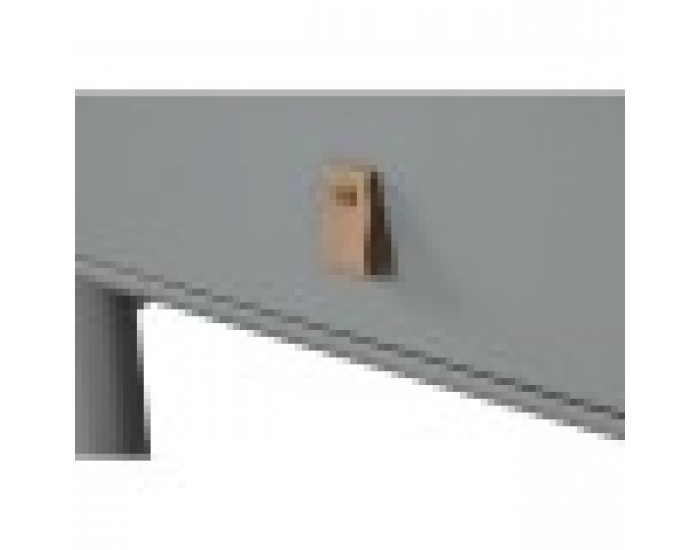 Нощно шкафче Home ESPRIT Син Сив Естествен Дървен MDF 48 x 40 x 55 cm