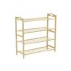 Шкаф за обувки DKD Home Decor Естествен Бамбук 67 x 26 x 68 cm - Антре