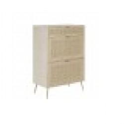Шкаф за обувки DKD Home Decor Pатан Дърво от пауловния (75 x 40 x 112,5 cm) - Антре