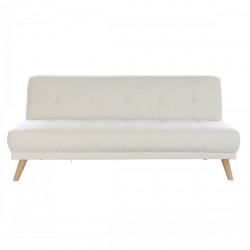 Разтегателен диван DKD Home Decor 172 x 80 x 76 cm Сметана каучук Модерен Scandi - Дивани